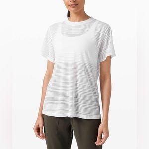 Lululemon All Yours Boyfriend Tee *Stripe